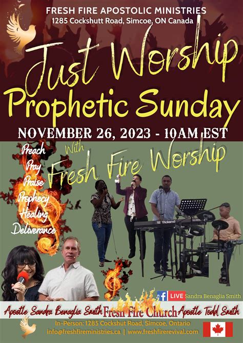 Fresh Fire Worship Just Worship Prophetic Sunday Fresh Fire