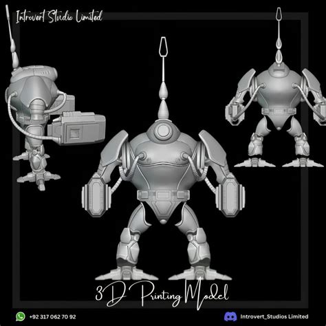 Artstation 3d Printing Model Of Robot