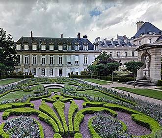 Petit Luxembourg palace in Luxembourg Gardens Paris