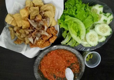 Resep Tahu Tempe Terong Ikan Asin Pete Plus Sambal Trasi Oleh Erlina