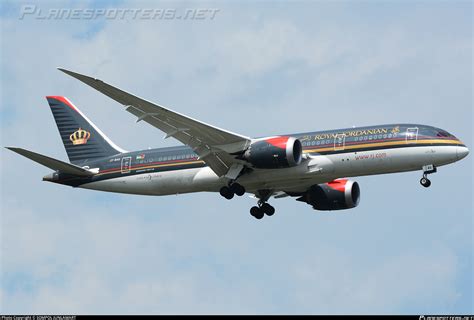 JY BAG Royal Jordanian Boeing 787 8 Dreamliner Photo By SOMPOL