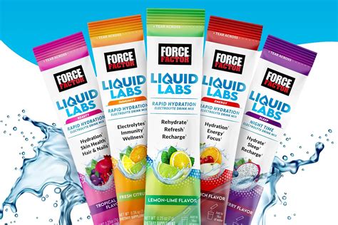 Force Factor Introduces Its Unique Liquid Labs Hydration Products