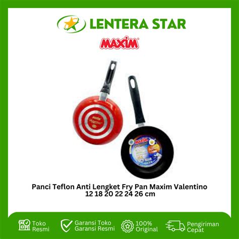 Jual Panci Teflon Anti Lengket Fry Pan Maxim Valentino