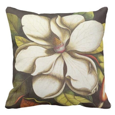 Modern Vintage Magnolia Throw Pillow In 2021 Vintage