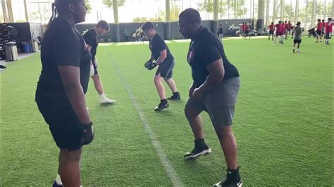 Offensive Line Drill Pass Block Trenchapproved Youtube