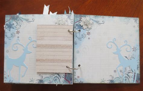 Winter Snow Christmas 6x6 Chipboard Scrapbook Album Etsy