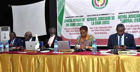 CCJ Official Website ECOWAS COURT PRESIDENT COMMITS TO IMPLEMENTATION