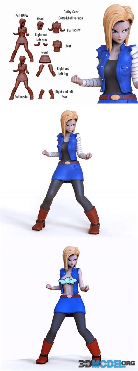 3d Model Android 18 And Nsfw Printable