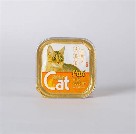 Паштет для котів Golden Cat зі смаком курки 100 г 16 шт. • Краща ціна в ...
