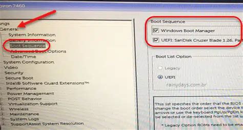 Como Dar Boot Pelo Pen Drive No Windows Boot Usb Bios