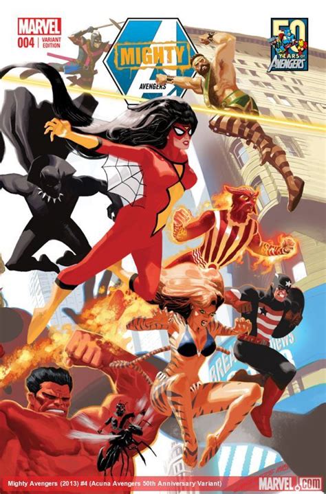 Mighty Avengers Acuna Avengers Th Anniversary Variant