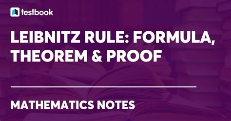 Leibnitz Theorem Formula Theorem Proof With Solved Examples