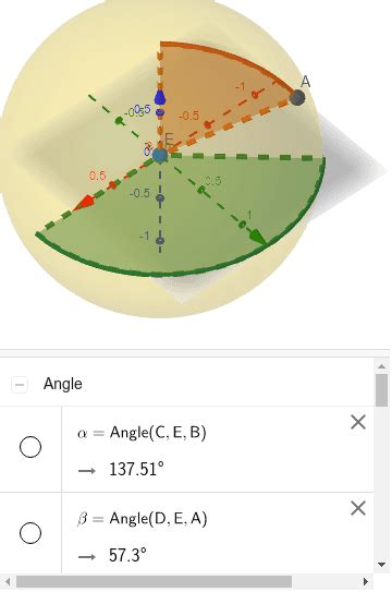 Coordenadas Esfericas GeoGebra