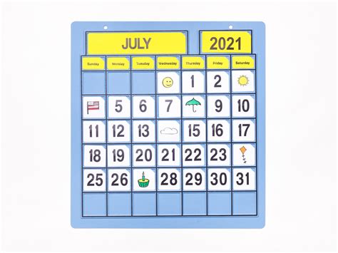 Classroom Calendar Kit English Edition American Printing House