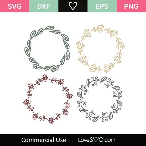 Monogram Frames SVG Cut File - Lovesvg.com