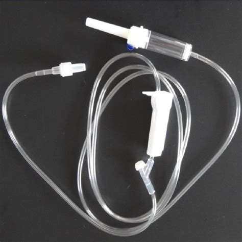 Medical Dehp Free Single Use Burette IV Infusion Giving Set With Filter