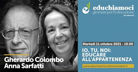 Gherardo Colombo Anna Sarfatti Io Tu Noi Educare Allappartenenza