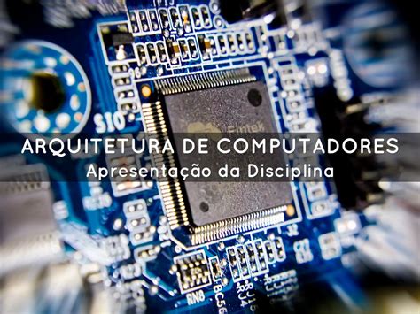 Arquitetura E Organiza O De Computadores