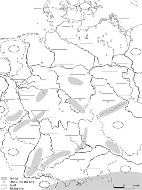 Schaubild Deutschland Gebirge St Dte Und Staaten Quizlet