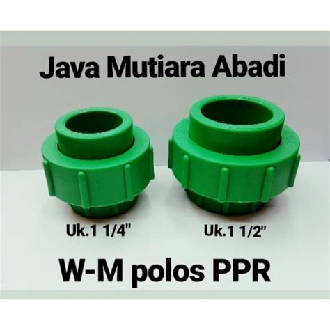 Jual WATER MUR PPR UNION PPR 1 1 2 50mm FITTING PIPA PPR Jakarta