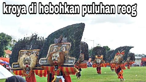 Tarian Puluhan Reog Ponorogo Hadir Di Kroya Cilacap Youtube