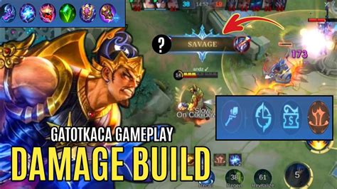 GATOTKACA HYBRID MAGE BUILD GATOTKACA BEST BUILD AND EMBLEM 2024