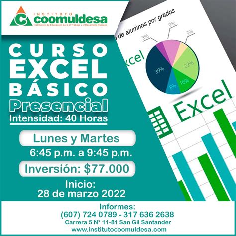 Curso De Excel Basico Instituto Coomuldesa