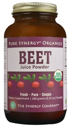 Pure Synergy Organics Beet Juice Powder 635 Oz Harris Teeter