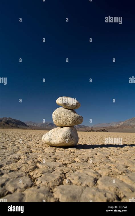 Rock Sculpture Near Death Valley California Usa Desert Heat Hot Arid