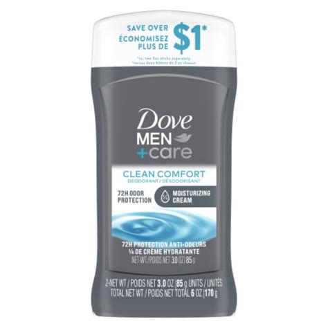 Dove Men+Care Men's Deodorant Stick Extra Fresh Aluminium-Free, 2 ct / 3 oz - Fry’s Food Stores