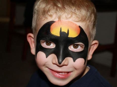 аквагрим бетмен | Trucco per bambini, Trucco per halloween, Trucco