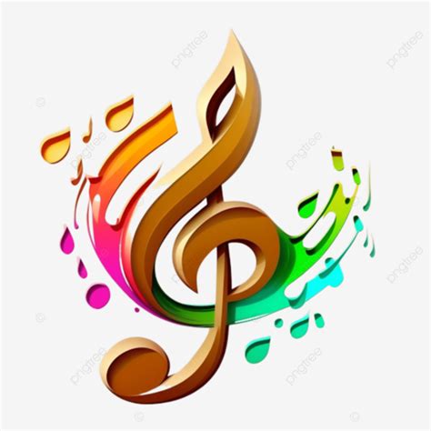 Music Rhythm Symbol Color Stereo Icon Music Notation Happy Art Png