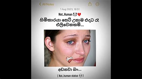 අඩවන්න එපා යාලුවේ ඉතිම් 😂💔 Youtube