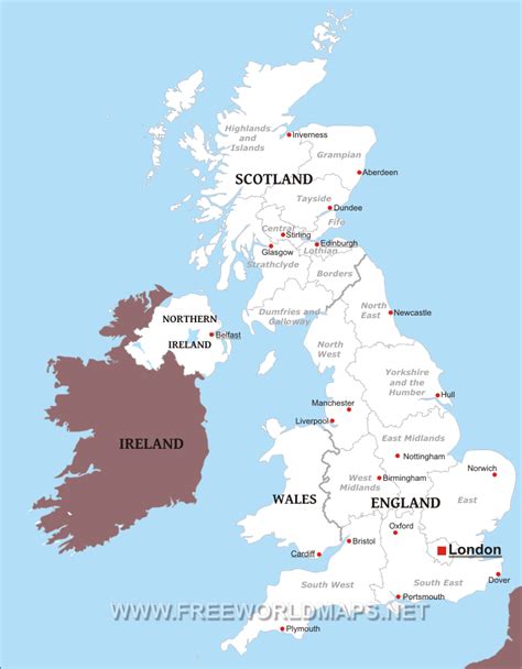 United Kingdom Political Map