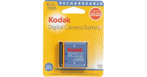 Kodak Klic Lithium Ion Battery V Mah B H