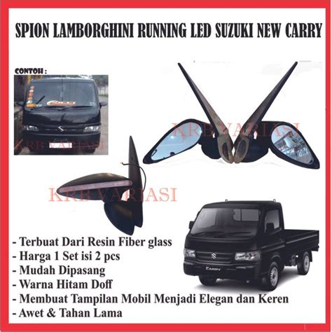 Jual SPION LAMBORGHINI LED RUNNING MOBIL SUZUKI NEW CARRY PICK UP