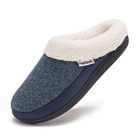 Laura Ashley Women¡¯s Indoor Clog House Slippers Felt Upper Plush