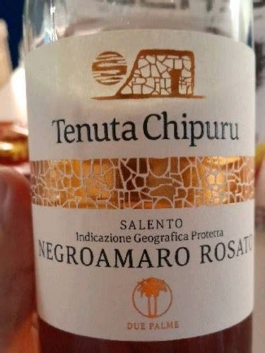 Cantine Due Palme Tenuta Chipuru Negroamaro Rosato Vivino Us