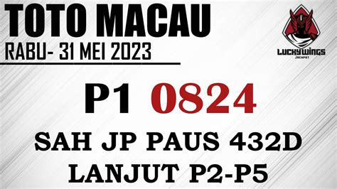 Prediksi Macau Hari Ini Mei Bocoran Toto Macau Hari Ini