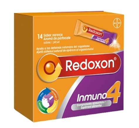 Redoxon Inmuno 4 Naranja 14 Sobres 1606723 Bienestar General Redfarma