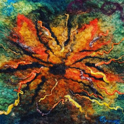 Wet Felt Fabric Art Feltmaking