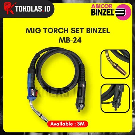 Jual Stang Las Torch Co Mig Abicor Binzel Mb Euro Connection Ori