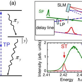 Color Online A Schematics Of The Exciton Biexciton System In A Qd