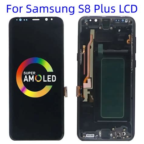 Original Display For Samsung Galaxy S8 Plus G955 G955f Lcd With Frame For Galaxy S8 Display