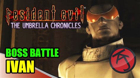 Resident Evil The Umbrella Chronicles Boss Battle Wesker Vs Ivan