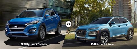 Hyundai Tucson Vs Kona Suv Price Dimensions Mpg Interior