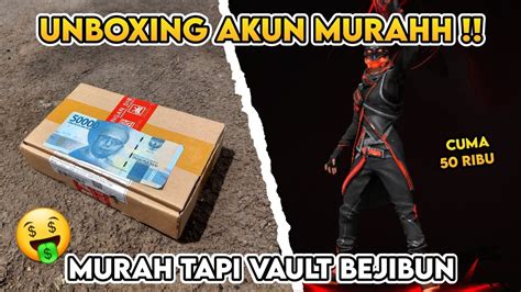 Unboxing Akun Free Fire Seharga Rb Udah Dapet Sebanyakk Inii