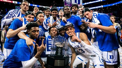 Duke Beats Fsu For Programs 21st Acc Title Duke University Duke Blue Devils Basketball