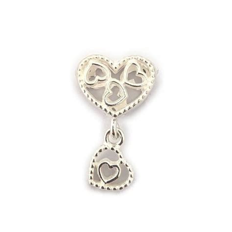 Dije Charm Coraz N Doble Plata Joyas Gabena