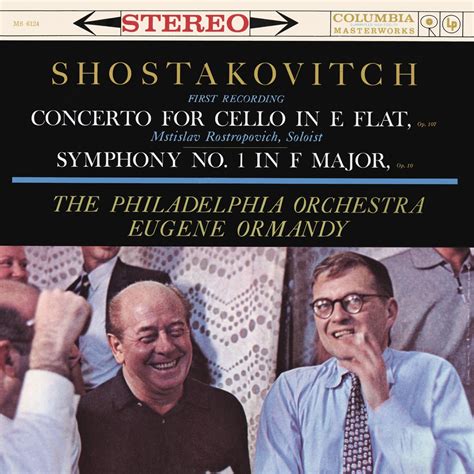 Shostakovich Cello Concerto No Symphony No Album By Eugene